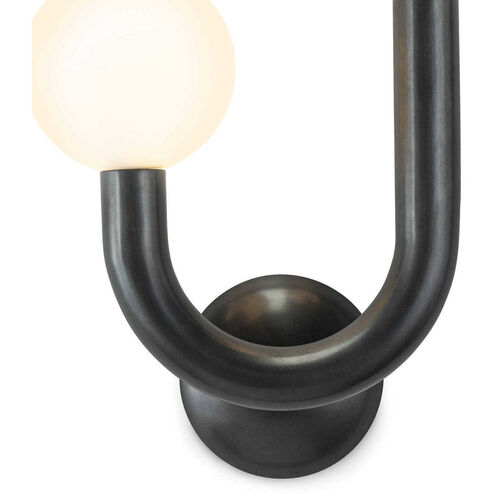 Happy LED 11.25 inch Oil Rubbed Bronze Wall Sconce Wall Light, Left Side