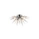 Canada 6 Light 24 inch Chrome Flush Mount Ceiling Light