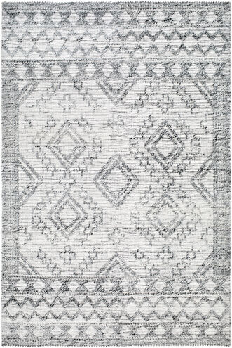 Napoli 36 X 24 inch Light Gray Rug, Rectangle
