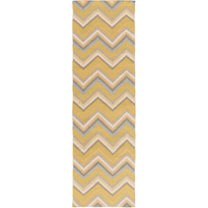 Frontier 36 X 24 inch Wheat, Ivory, Taupe, Olive, Medium Gray, Charcoal Rug