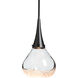 Fritz 1 Light 8.3 inch Black Mini Pendant Ceiling Light, Large