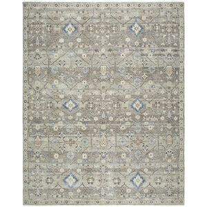 Anelka 36 X 24 inch Sterling Grey / Metallic - Silver / Grey / Light Silver Handmade Rug in 2 x 3