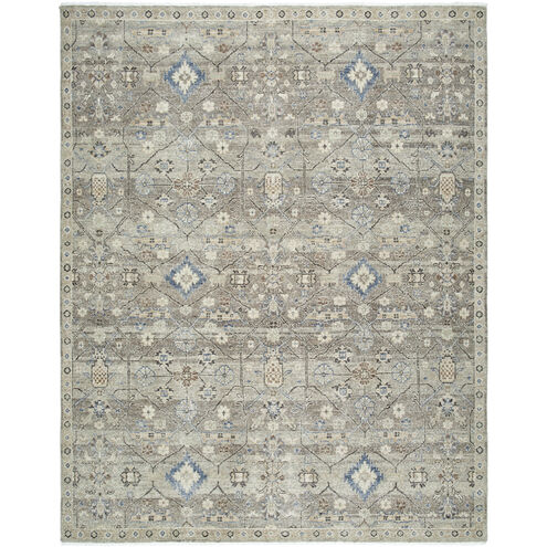 Anelka 168 X 120 inch Sterling Grey / Metallic - Silver / Grey / Light Silver Handmade Rug in 10 x 14