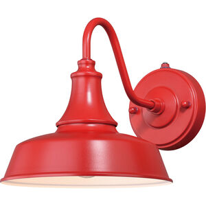 Dorado 1 Light 9 inch Red and White Outdoor Wall