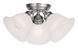 Essex 3 Light 15 inch Brushed Nickel Semi-Flush Mount Ceiling Light