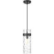 Fontaine 1 Light 5.75 inch Matte Black Pendant Ceiling Light