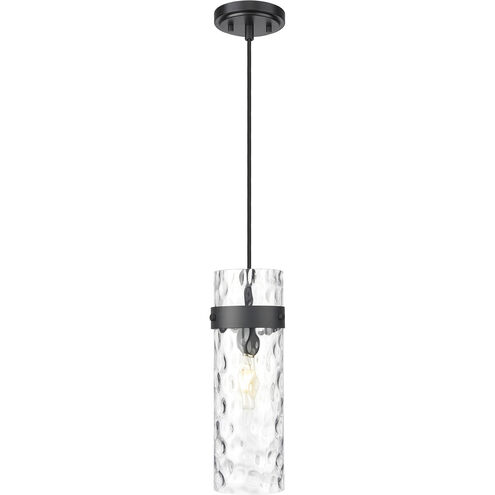 Fontaine 1 Light 5.75 inch Matte Black Pendant Ceiling Light