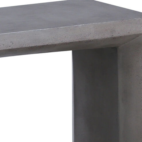 Chamfer 55 X 16 inch Polished Concrete Console Table