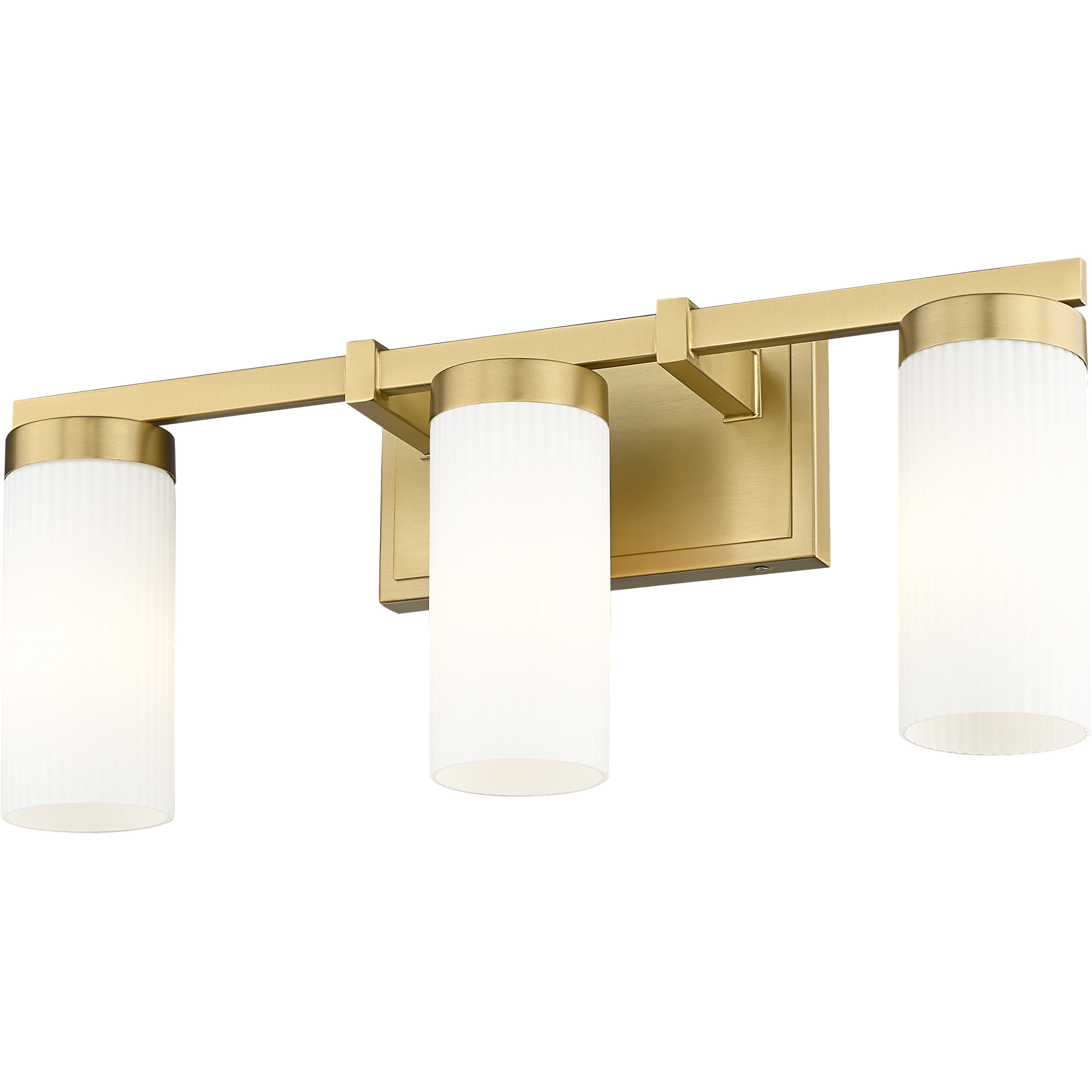 Danica 3 Light 20.5 inch Modern Gold Bath Vanity Light Wall Light