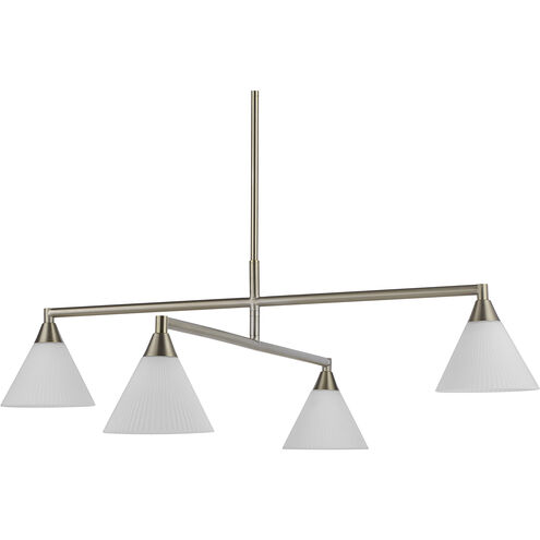 Isola LED 40 inch Champagne Chandelier Ceiling Light