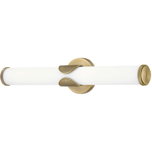 Femi LED 22.25 inch Lacquered Brass Bath Light Wall Light