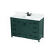 Grant 48 X 19 X 34 inch Green Vanity Sink Set