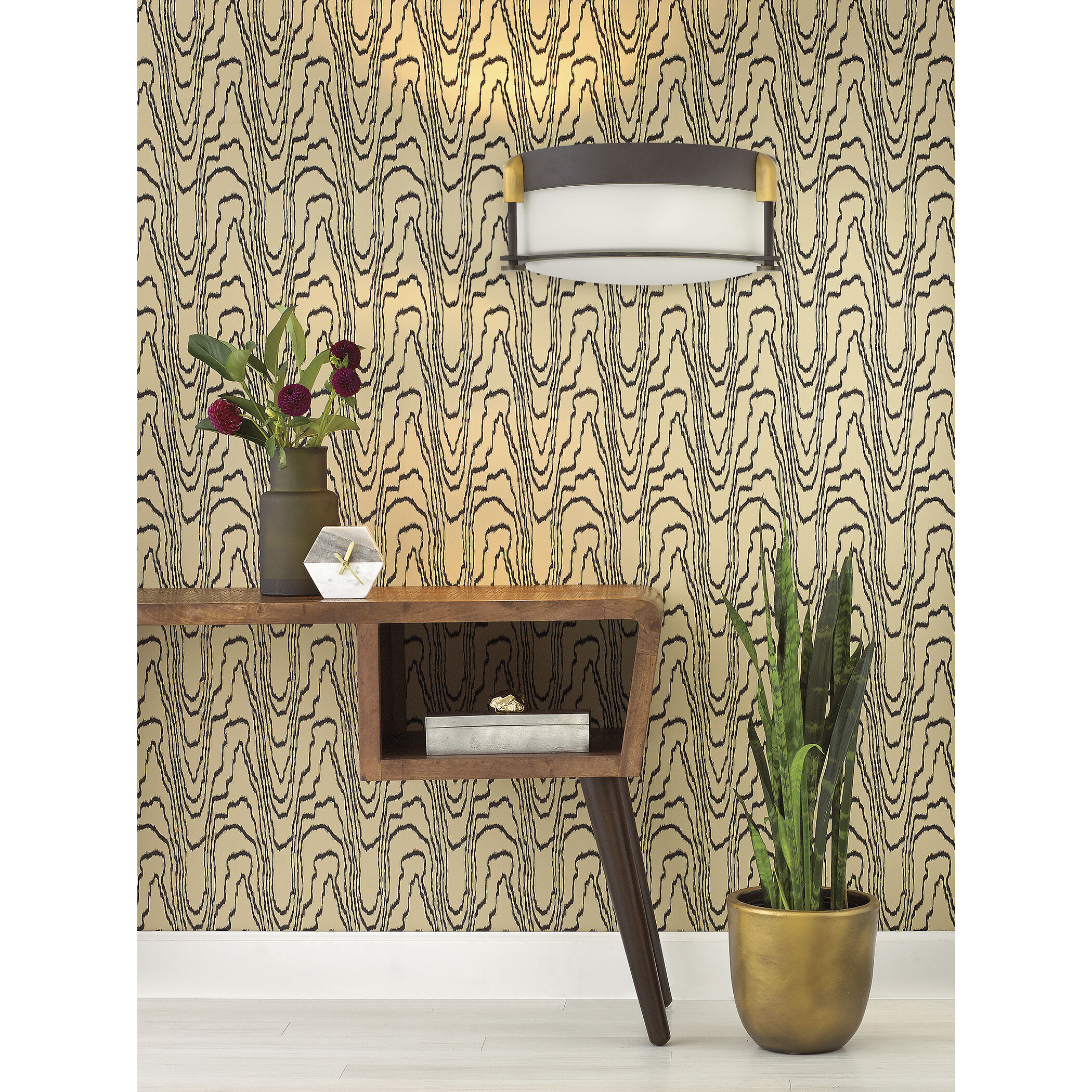 Colbin 2 Light 12.5 inch Oil Rubbed Bronze with Heritage Brass Indoor Flush Mount Ceiling Light