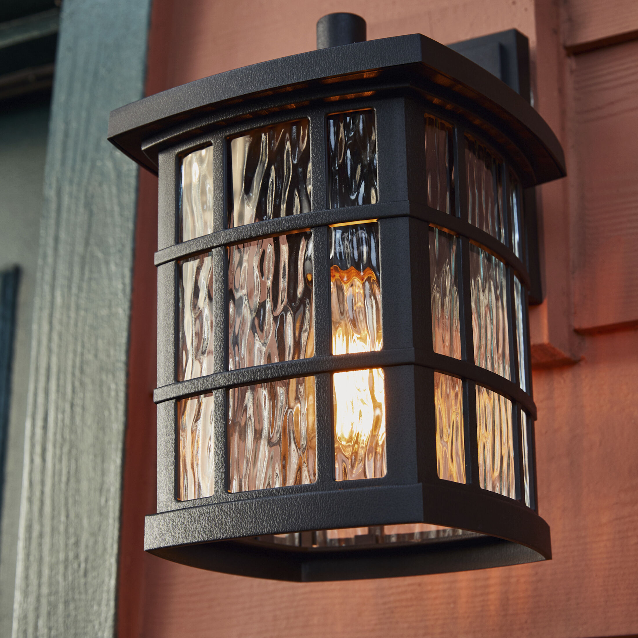 Stonington 1 Light 10.5 inch Mystic Black Outdoor Wall