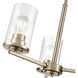 Verlana 3 Light 19 inch Modern Gold Chandelier Ceiling Light