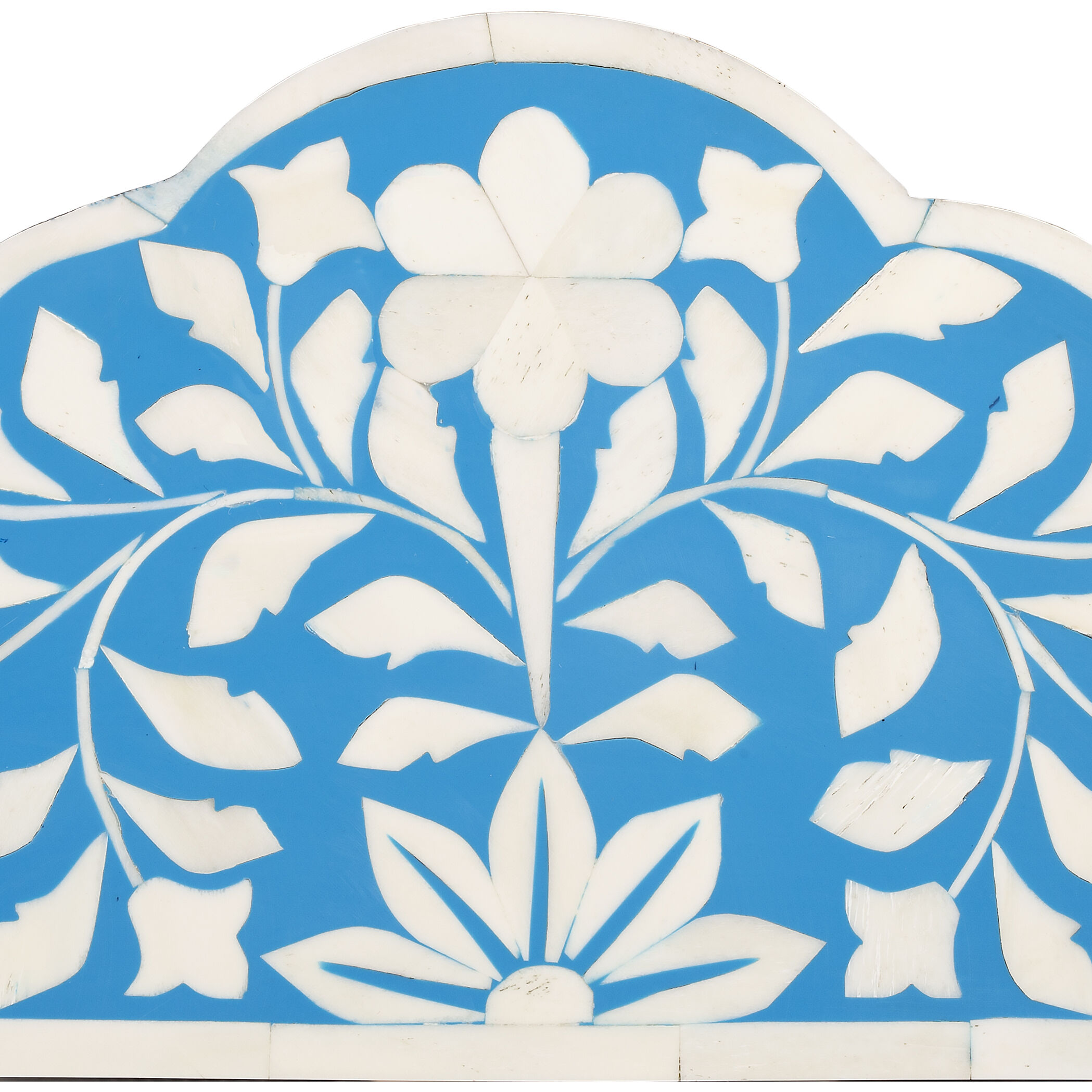 Bone Inlay Vivienne  28 X 20 inch Blue Bone Inlay Mirror