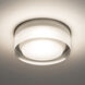 Vancouver LED 3.54 inch Brushed Aluminum Bathroom Downlight Ceiling Light