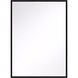 Kit 36 X 24 inch Midnight Black Mirror, Rectangular