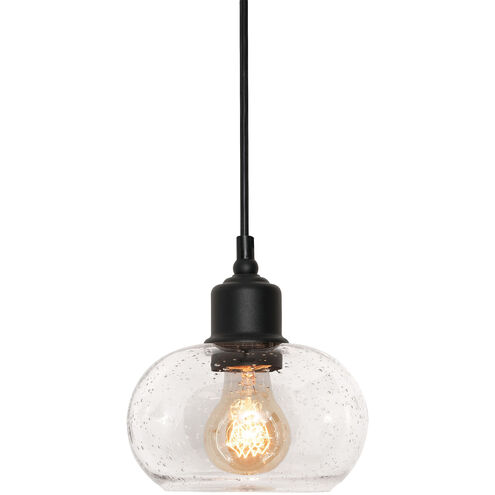 Laney 1 Light 6.6 inch Black Pendant Ceiling Light