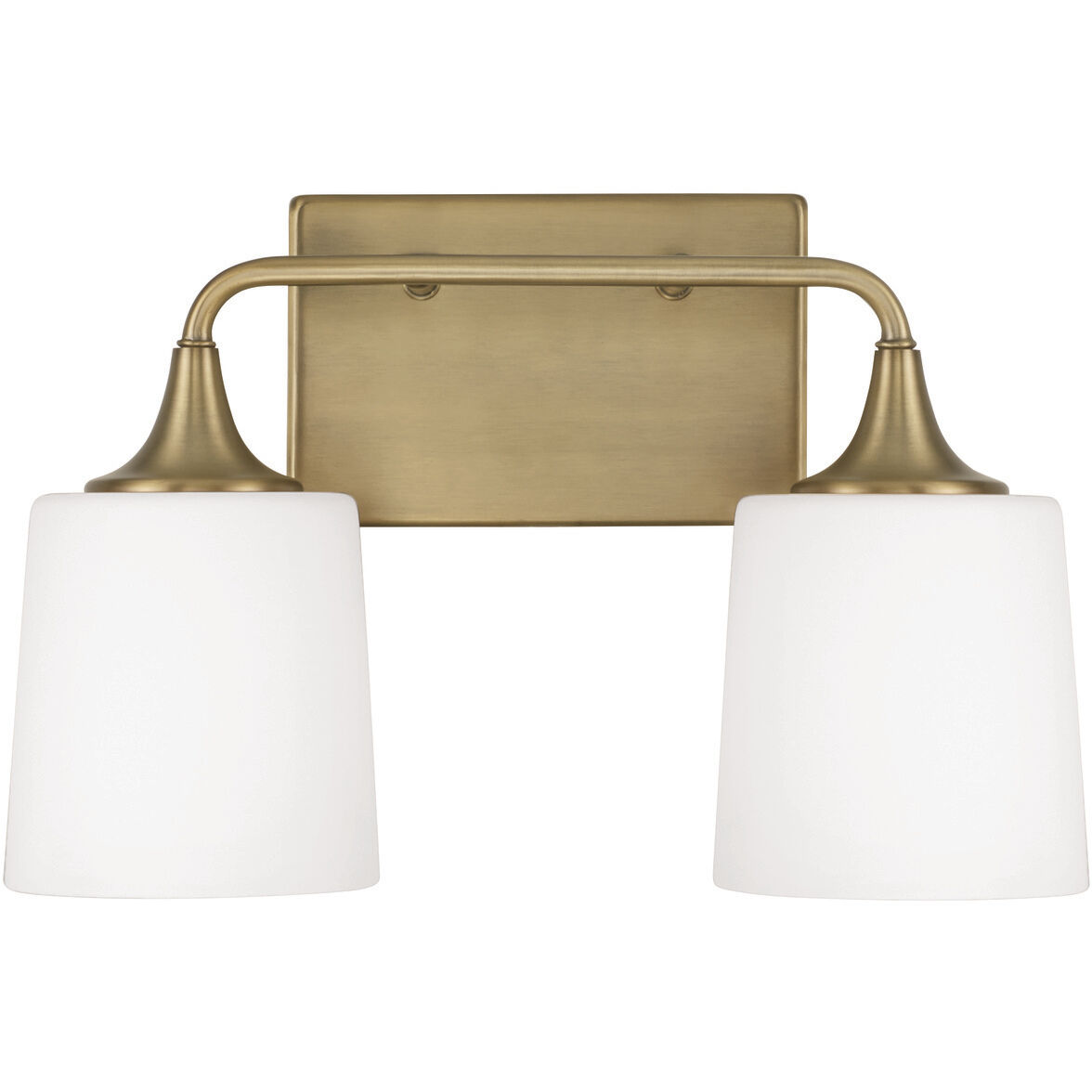 Presley 2 Light 16 inch Aged Brass Vanity Light Wall Light