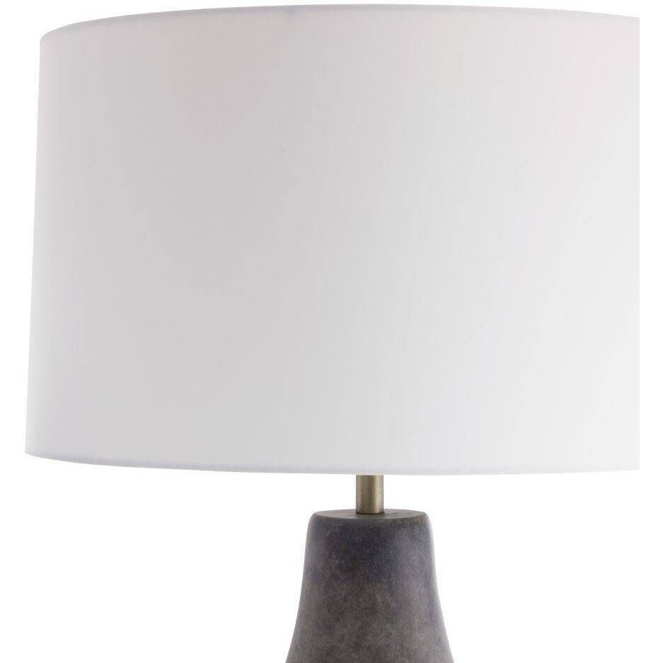 Granada 28 inch 60.00 watt Rhino and Antique Brass Lamp Portable Light