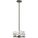 Gatsby 4 Light 11.6 inch Dark Smoke Semi-Flush/Pendant Ceiling Light