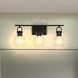 Mansfield 3 Light 24 inch Matte Black Vanity Light Wall Light
