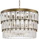Chevall 9 Light 32 inch Gold Ombre Chandelier Ceiling Light, Design Series