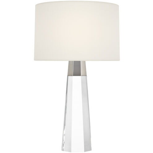 AERIN Olsen 15 inch 2.00 watt Crystal and Polished Nickel Cordless Accent Lamp Portable Light