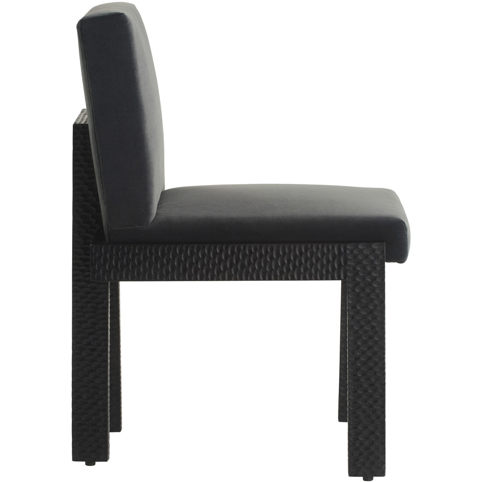 Matilda Midnight Grey and Ebony Dining Chair