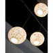 Finhorn 3 Light 10.5 inch Silver Multi-Drop Pendant Ceiling Light