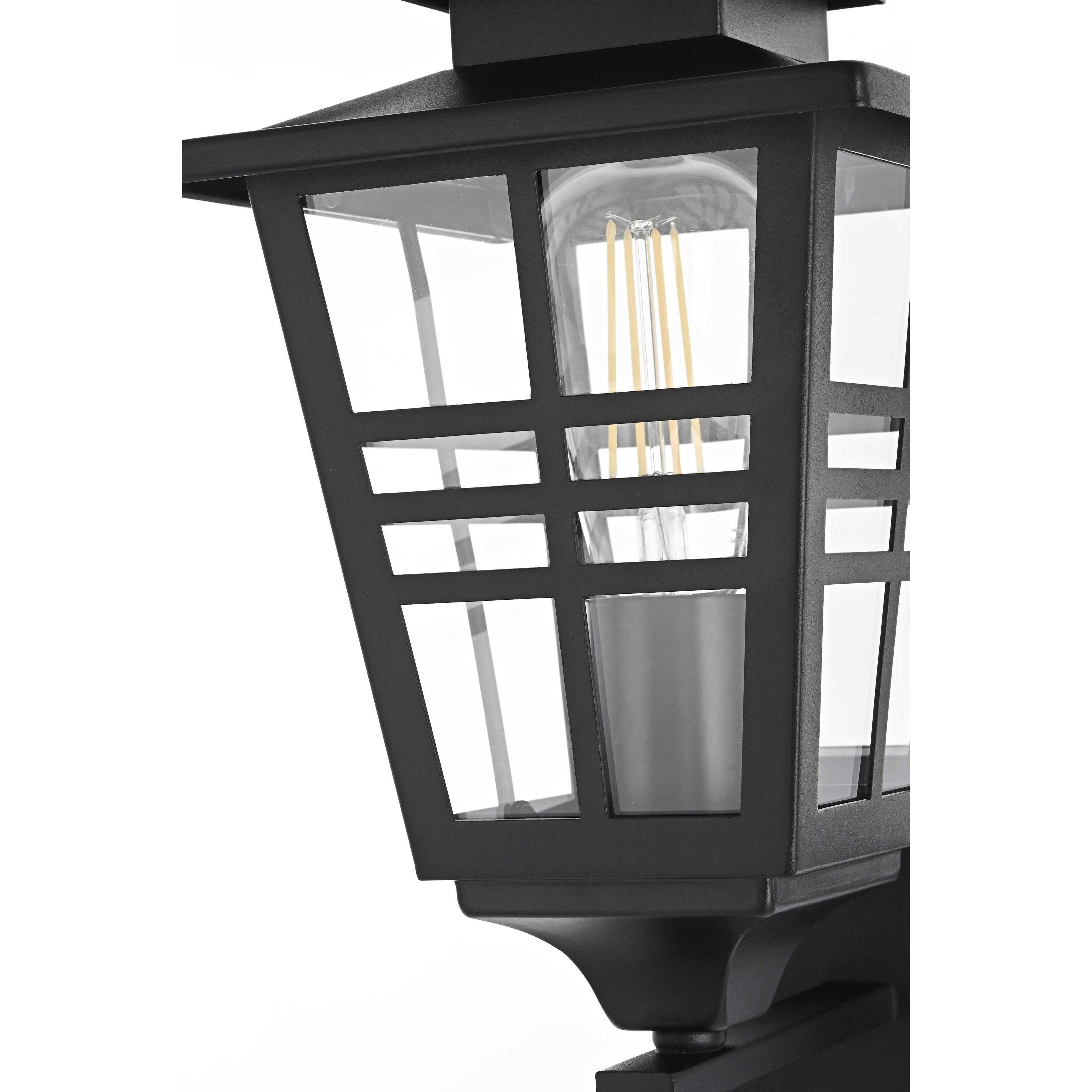 Macon 1 Light 15 inch Black Outdoor Wall Sconce