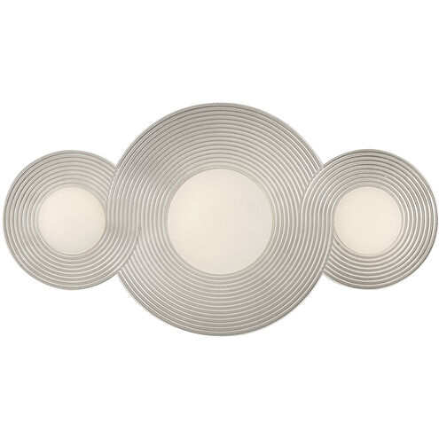 Lisa McDennon Rhea LED 18 inch Polished Nickel Vanity Light Wall Light