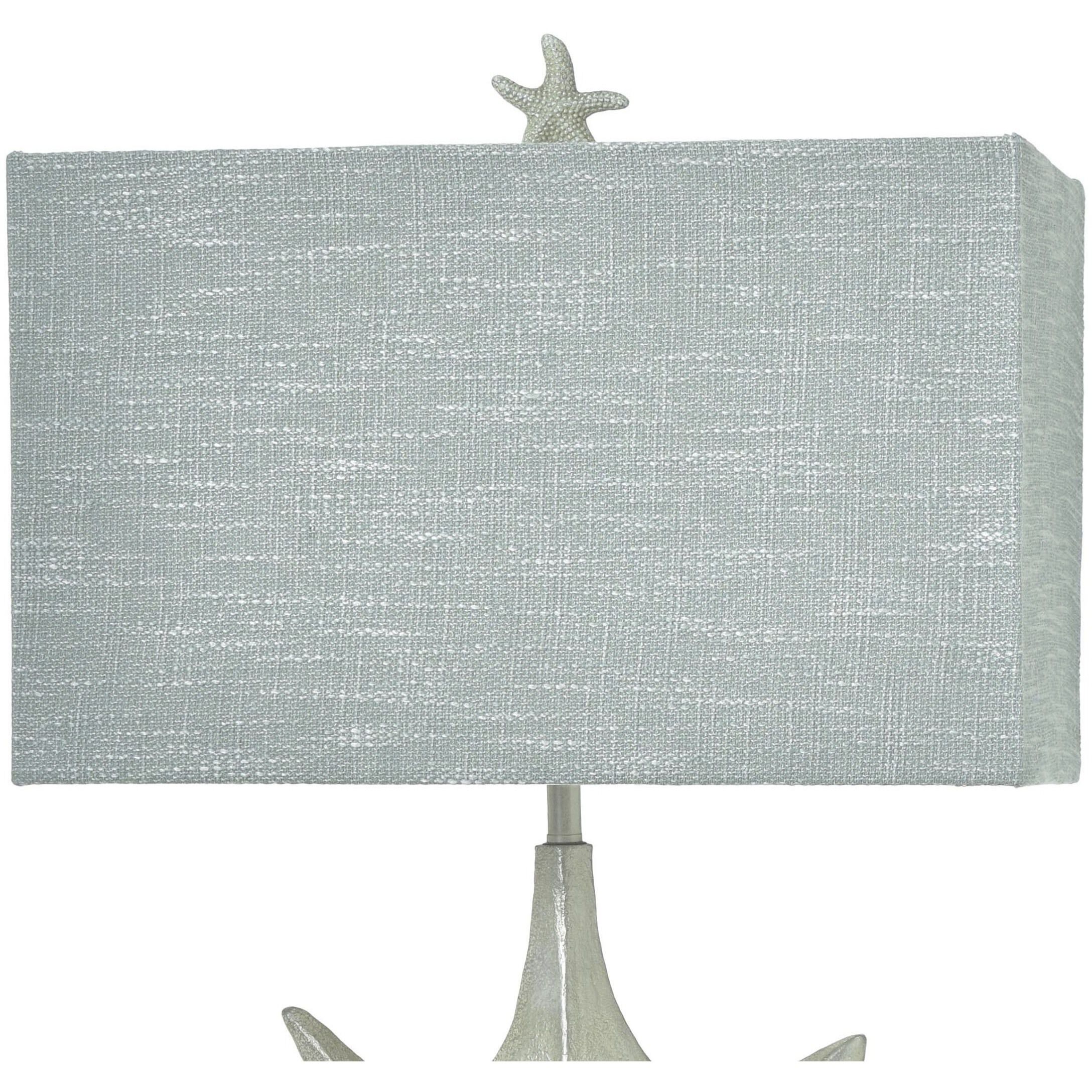 Anartia 29.5 inch 100 watt Cream and Silver Table Lamp Portable Light