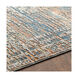 Clarkstown 98 X 60 inch Blue Rug, Rectangle