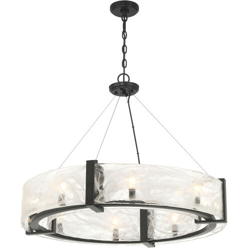 Cloud Break 8 Light 32.5 inch Coal Pendant Ceiling Light