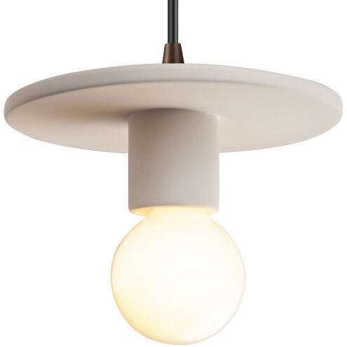 Radiance Collection 1 Light 8 inch Real Rust Pendant Ceiling Light