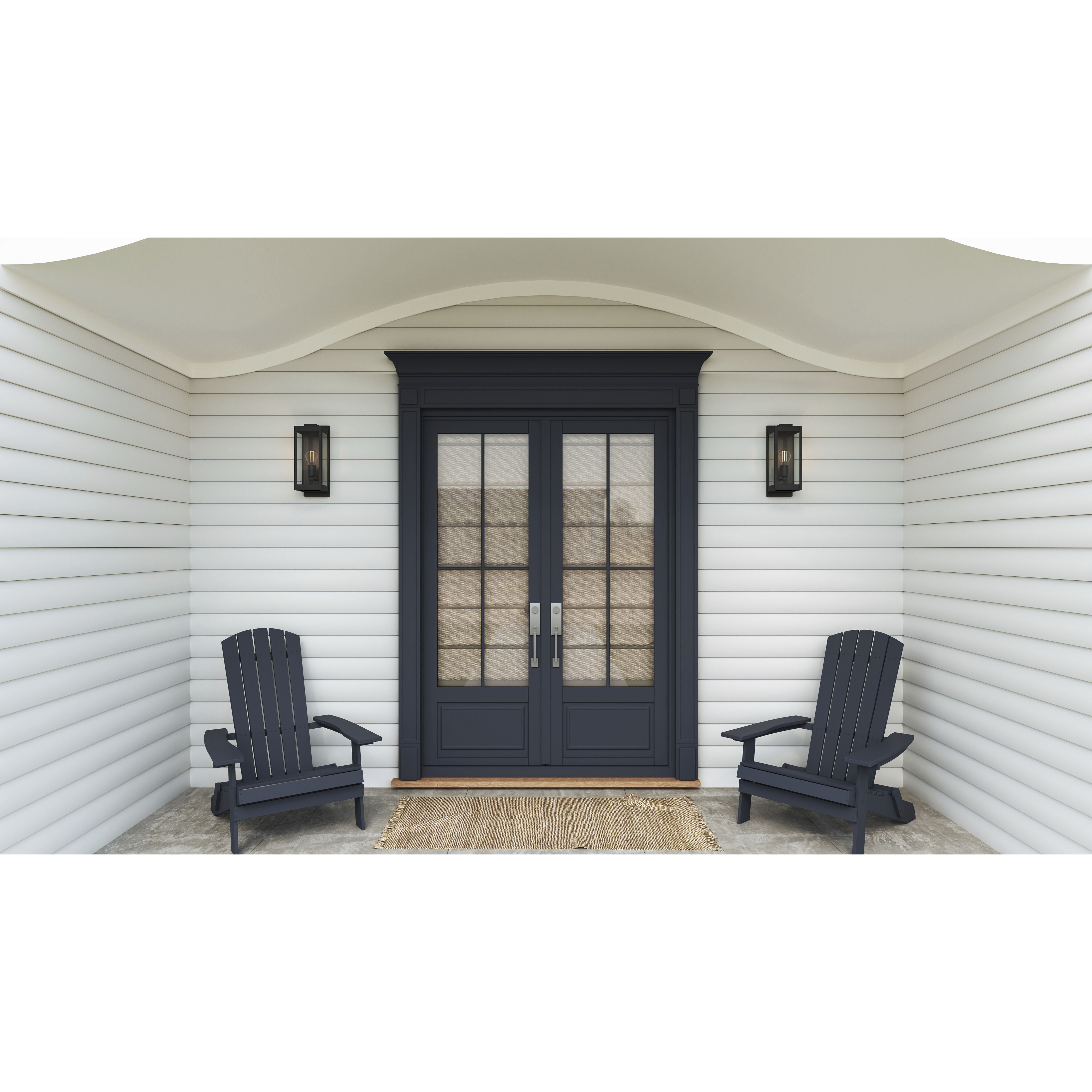 Eastover 1 Light 16 inch Earth Black Outdoor Wall Lantern, Medium