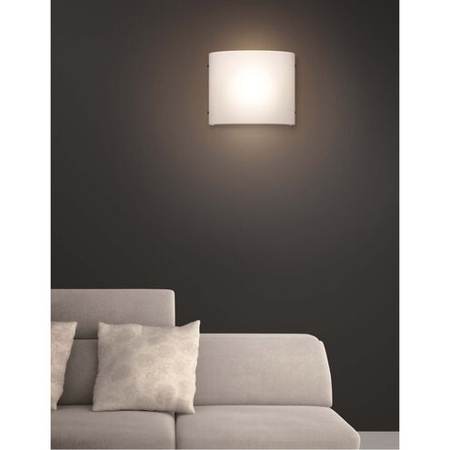 Fusion 2 Light 12 inch Dark Bronze ADA Wall Sconce Wall Light in Incandescent, Opal Fusion