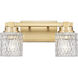 Jacqueline Vanity Wall Light in Modern Gold