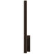 Flue LED 5 inch Textured Bronze Sconce Wall Light