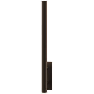 Flue LED 5 inch Textured Bronze Sconce Wall Light