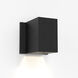 Oslo LED 4.33 inch Textured Black Exterior Wall Light