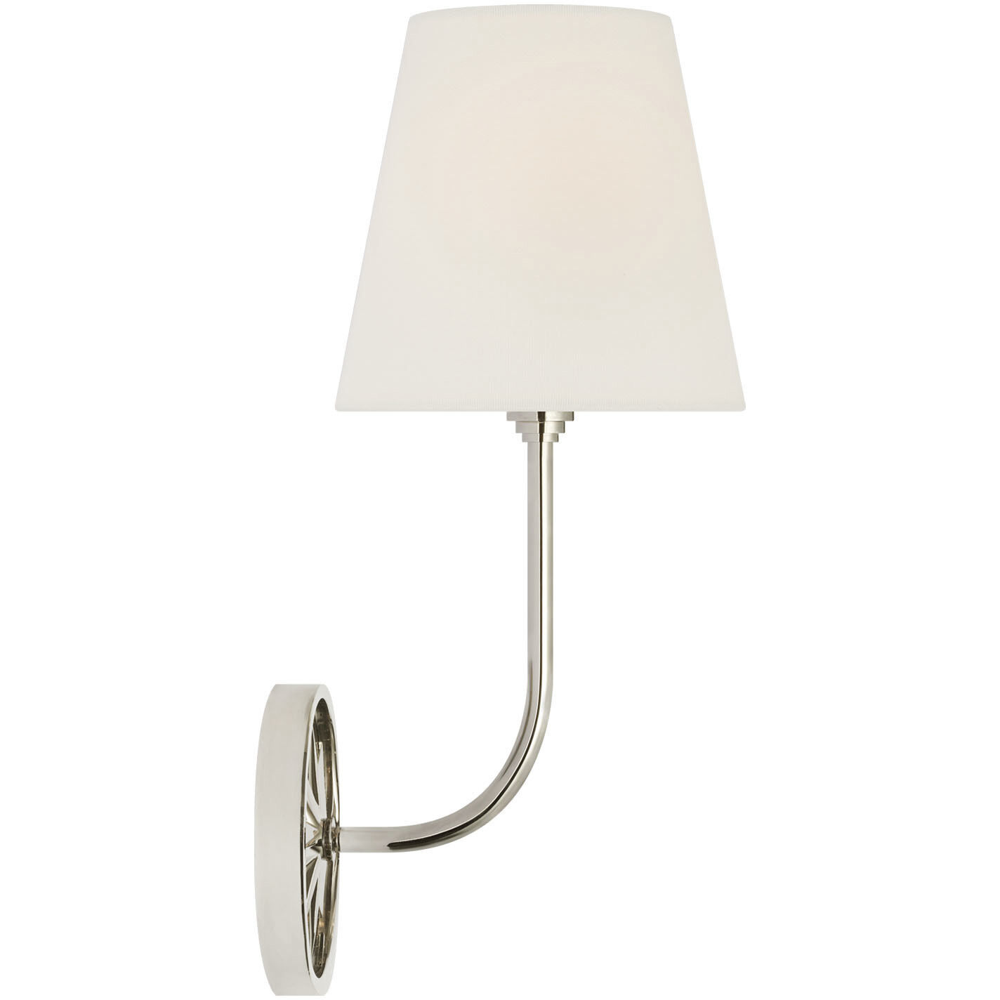 Chapman & Myers Polaris LED 6 inch Polished Nickel Sconce Wall Light