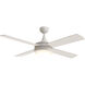 Quattro 52 inch Matte White Indoor Ceiling Fan