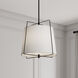 Vellinor 3 Light 20 inch Matte Black Pendant Ceiling Light