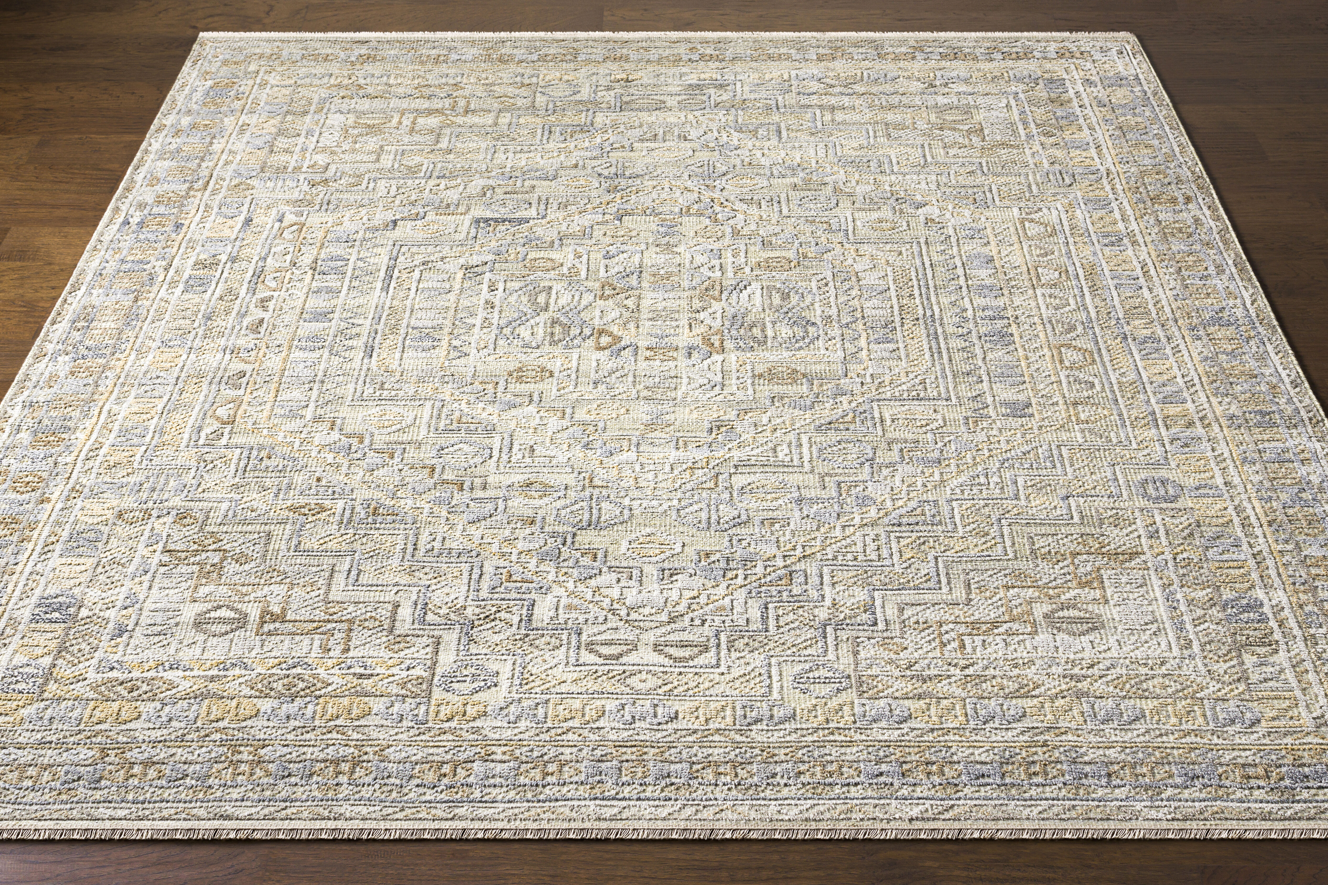 Nobility 72 X 48 inch Tan Rug in 4 X 6, Rectangle