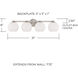 Ansley 4 Light 31 inch Brushed Nickel Vanity Light Wall Light