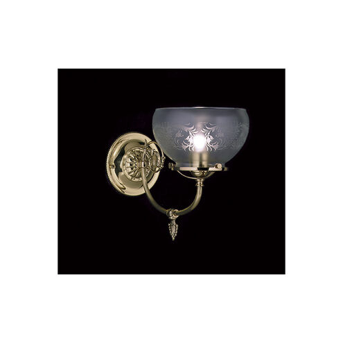 Chancery 1 Light 7 inch Polished Brass Sconce Wall Light