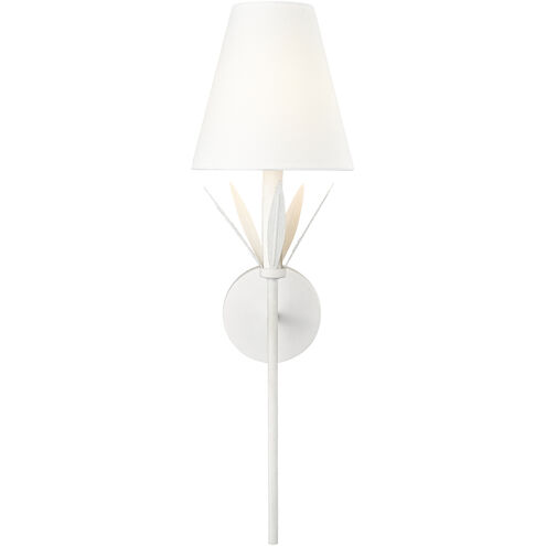 Primrose Indoor Wall Sconce Wall Light in Textured White